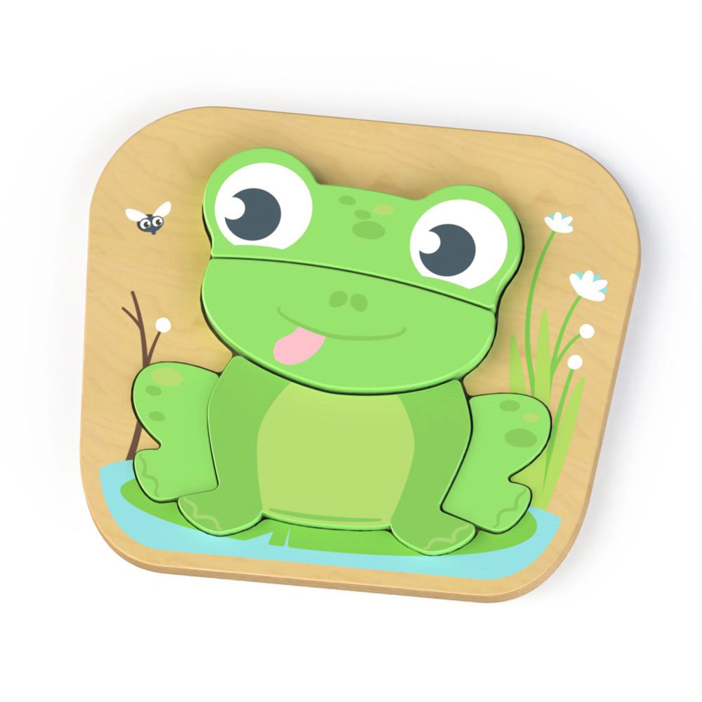 Woodland Frog Puzzle - Inside Out Toys - The Forgotten Toy Shop