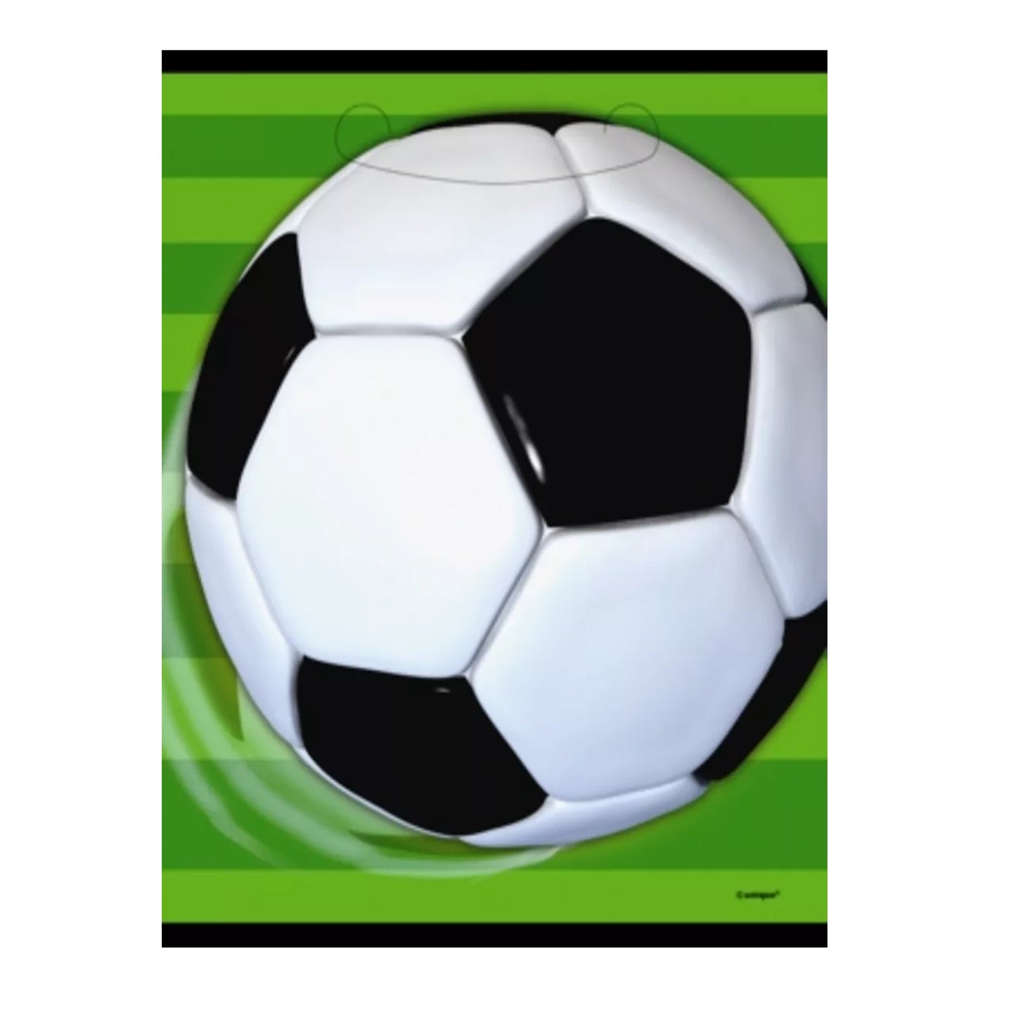 Pack of 8 Party Loot Bag - Football (Green)