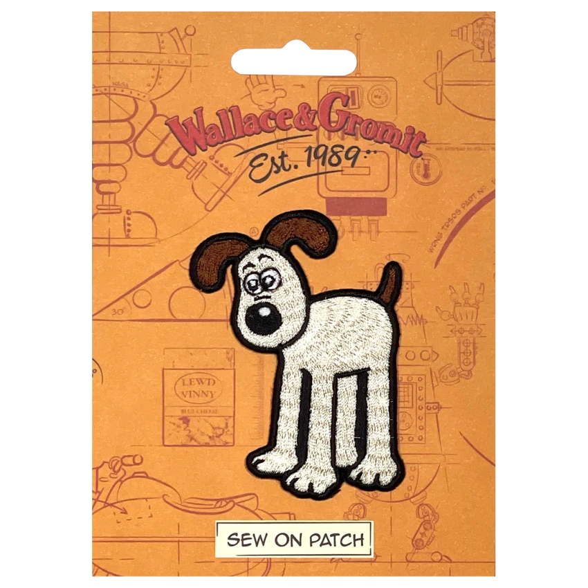Wallace and Gromit - Gromit Character Sew On Patch