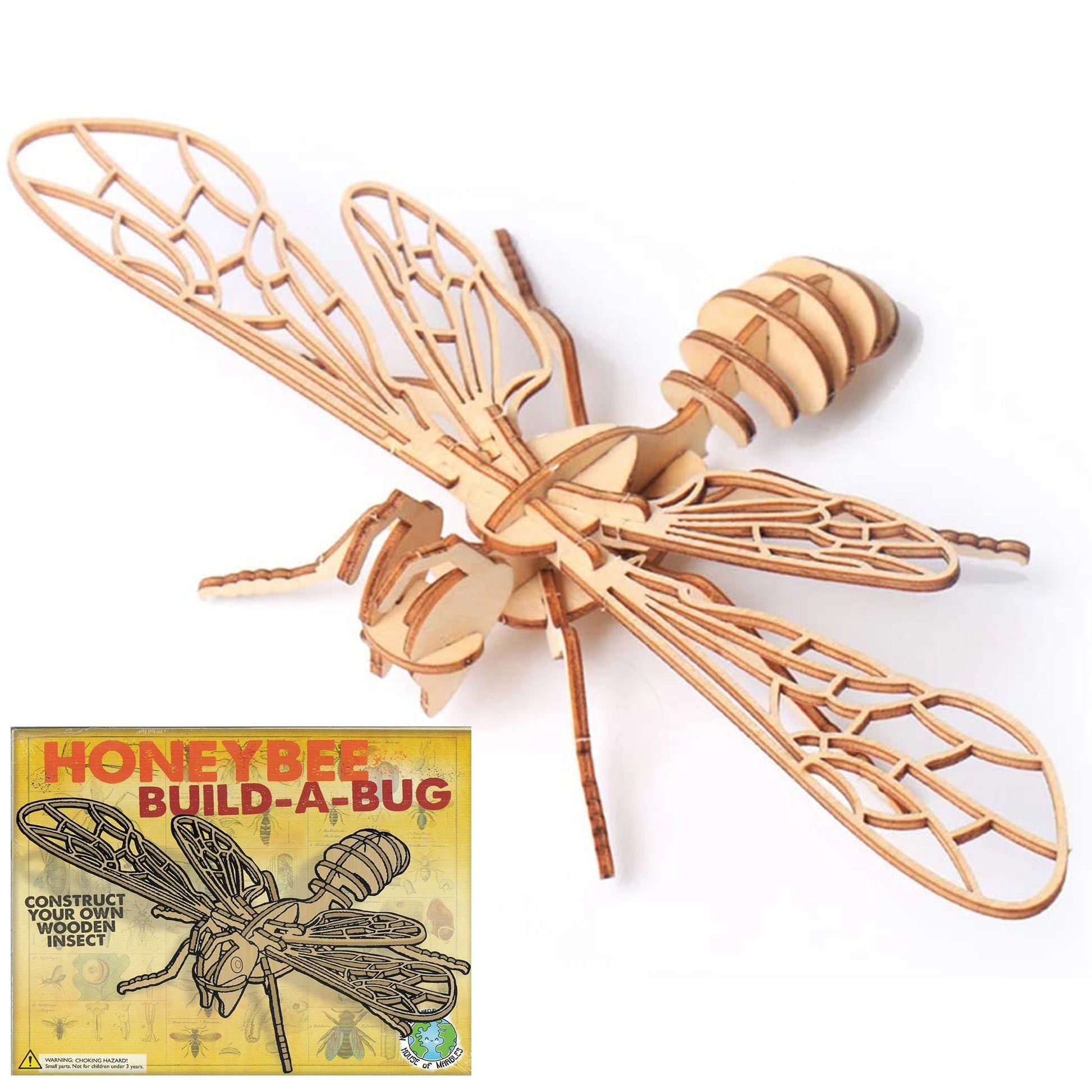 Wooden Build-a-Bug Kit - House of Marbles - The Forgotten Toy Shop