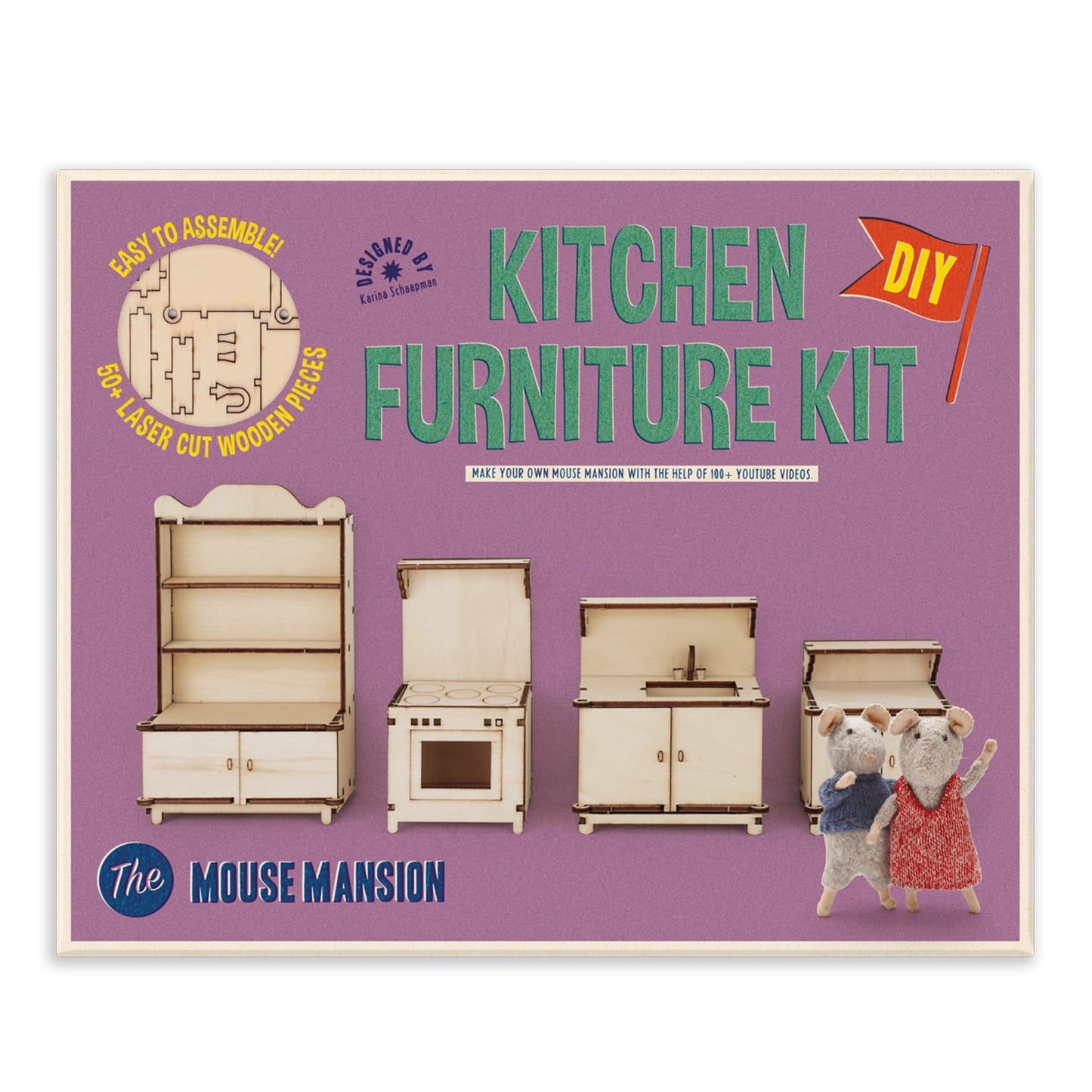 The Mouse Mansion Furniture Kit - Kitchen - Het Muizenhuis - The Forgotten Toy Shop