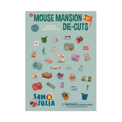 The Mouse Mansion Die-Cuts Luxury Prints