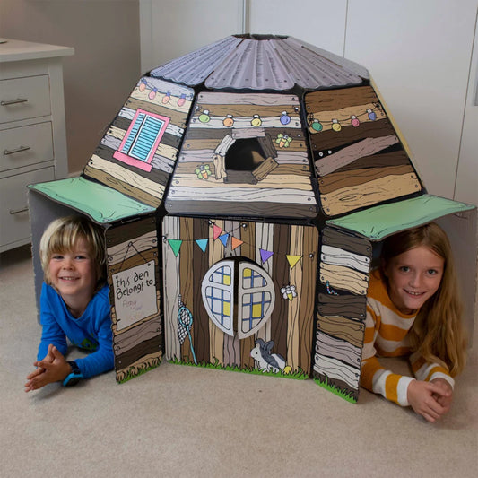 Play Den - Children's Cardboard Playhouse And Periscope - The Toy Tribe - The Forgotten Toy Shop