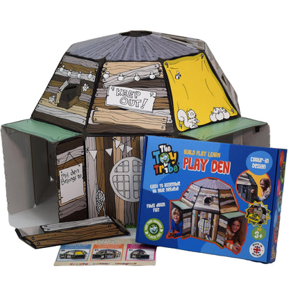 Play Den - Children's Cardboard Playhouse And Periscope - The Toy Tribe - The Forgotten Toy Shop