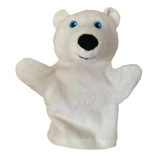 My First Christmas Puppet - Polar Bear - The Puppet Company - The Forgotten Toy Shop