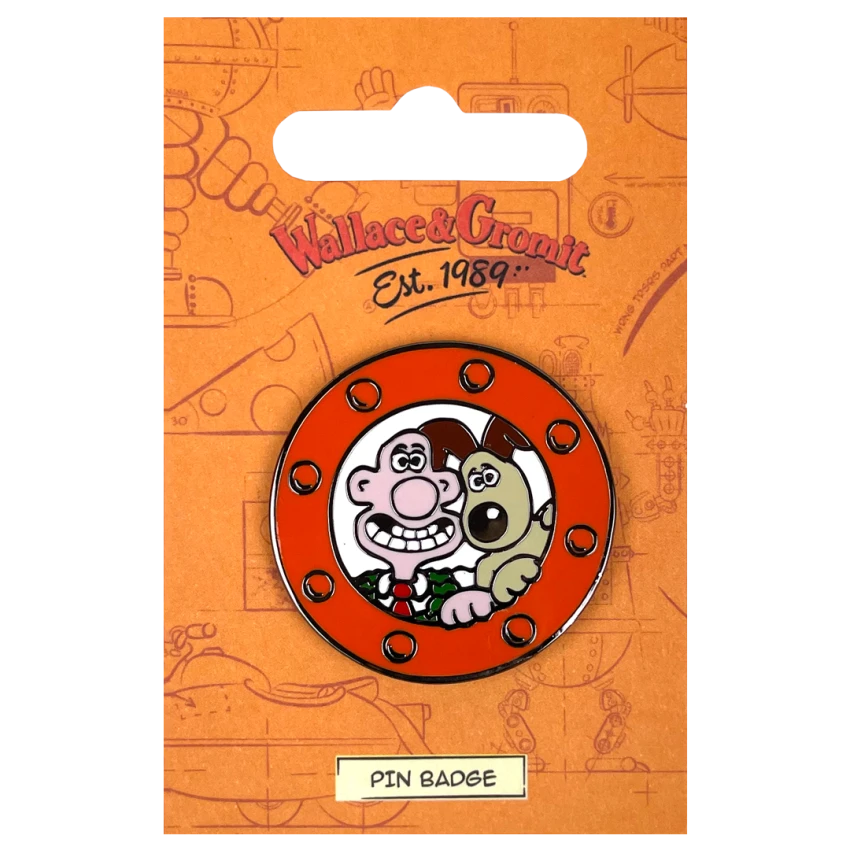 Wallace and Gromit - Porthole Pin Badge