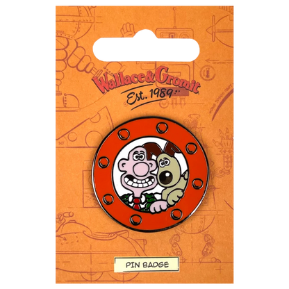 Wallace and Gromit - Porthole Pin Badge