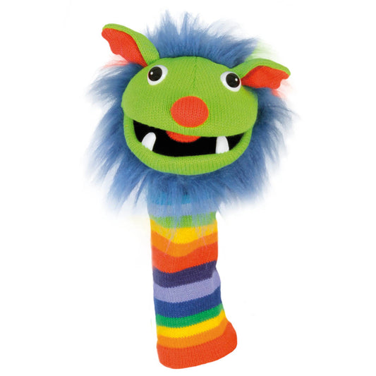 Sockette Hand Puppet - Rainbow - The Puppet Company - The Forgotten Toy Shop
