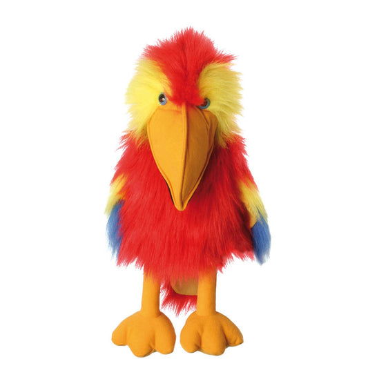 Scarlet Macaw - Large Bird Puppet - The Puppet Company - The Forgotten Toy Shop