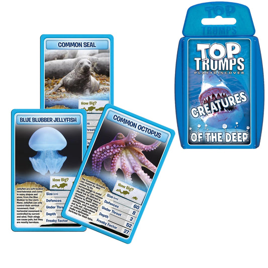 Top Trumps - Creatures of the Deep - Muddleit - The Forgotten Toy Shop