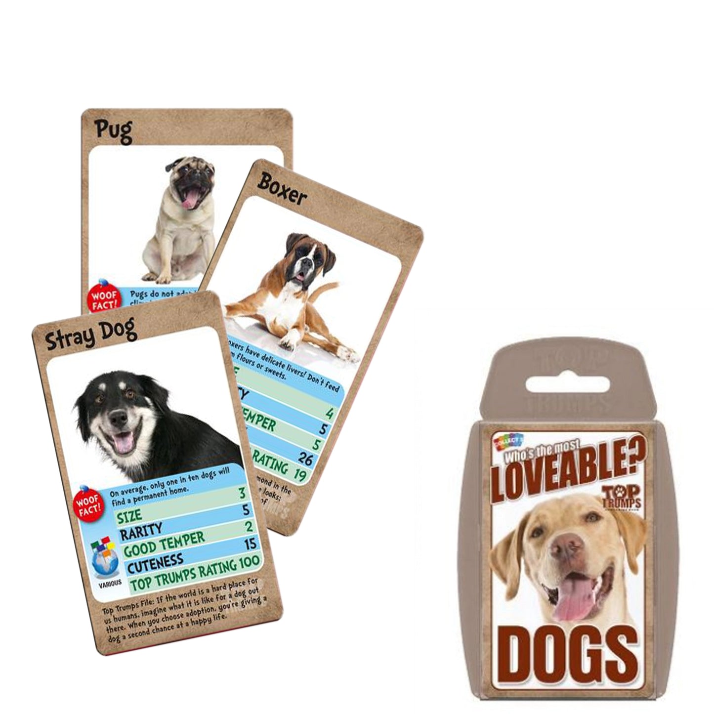 Top Trumps - Loveable Dogs - Muddleit - The Forgotten Toy Shop