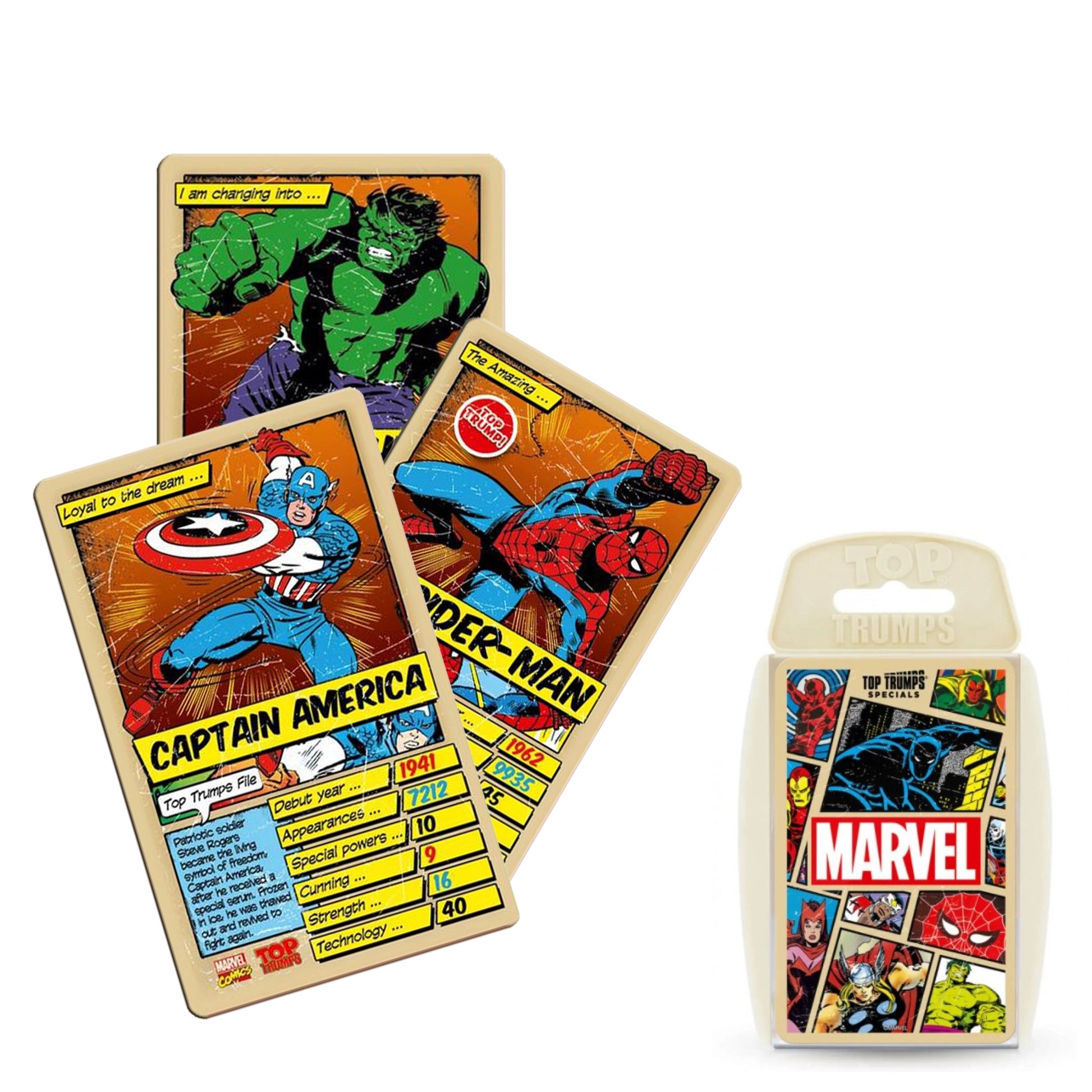 Top Trumps Specials Edition - Marvel Comics Retro - Muddleit - The Forgotten Toy Shop