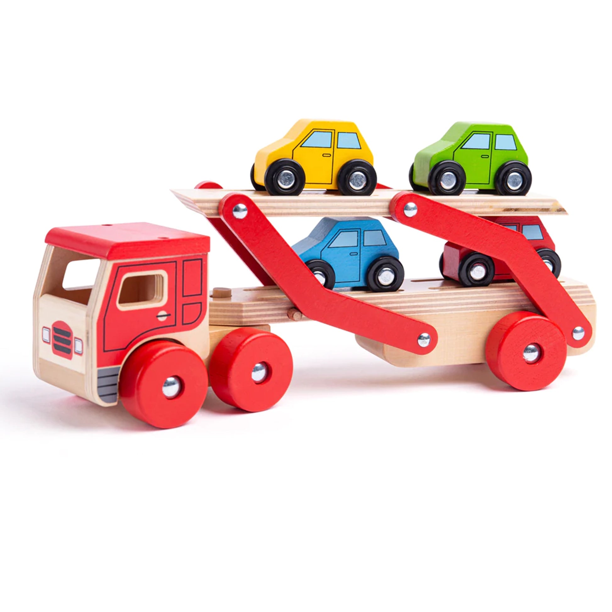 Car transporter toy shop