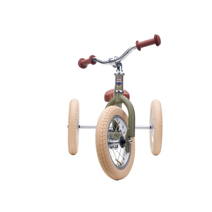 Trybike Steel Balance Trike - Vintage Green