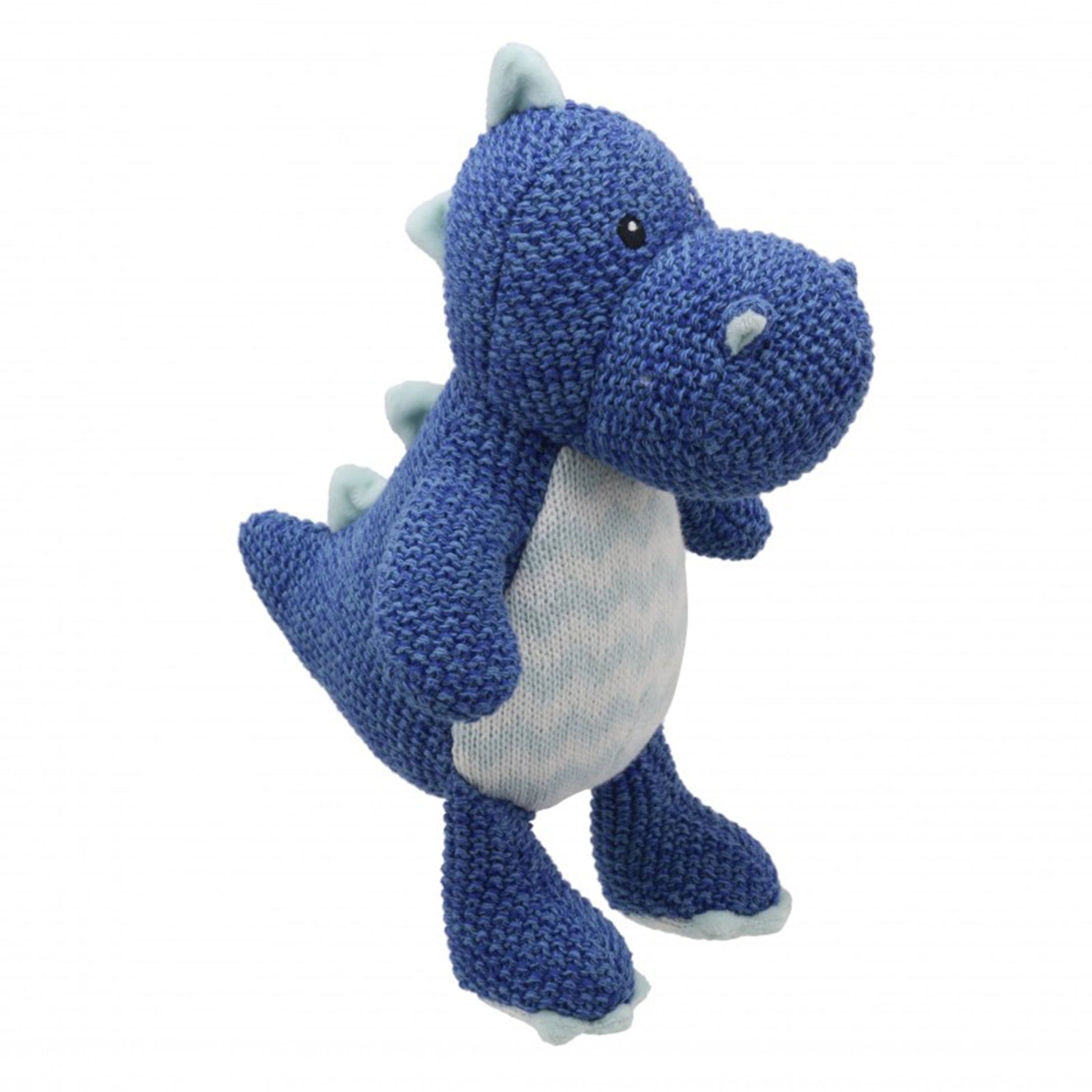 Wilberry Knitted - Dragon (Blue) - Wilberry Toys - The Forgotten Toy Shop