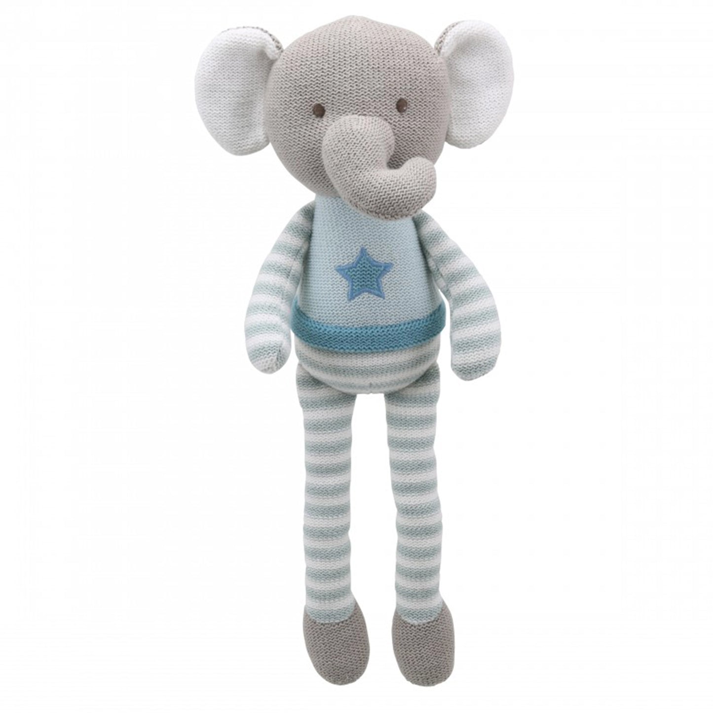 Wilberry Knitted - Elephant - Wilberry Toys - The Forgotten Toy Shop