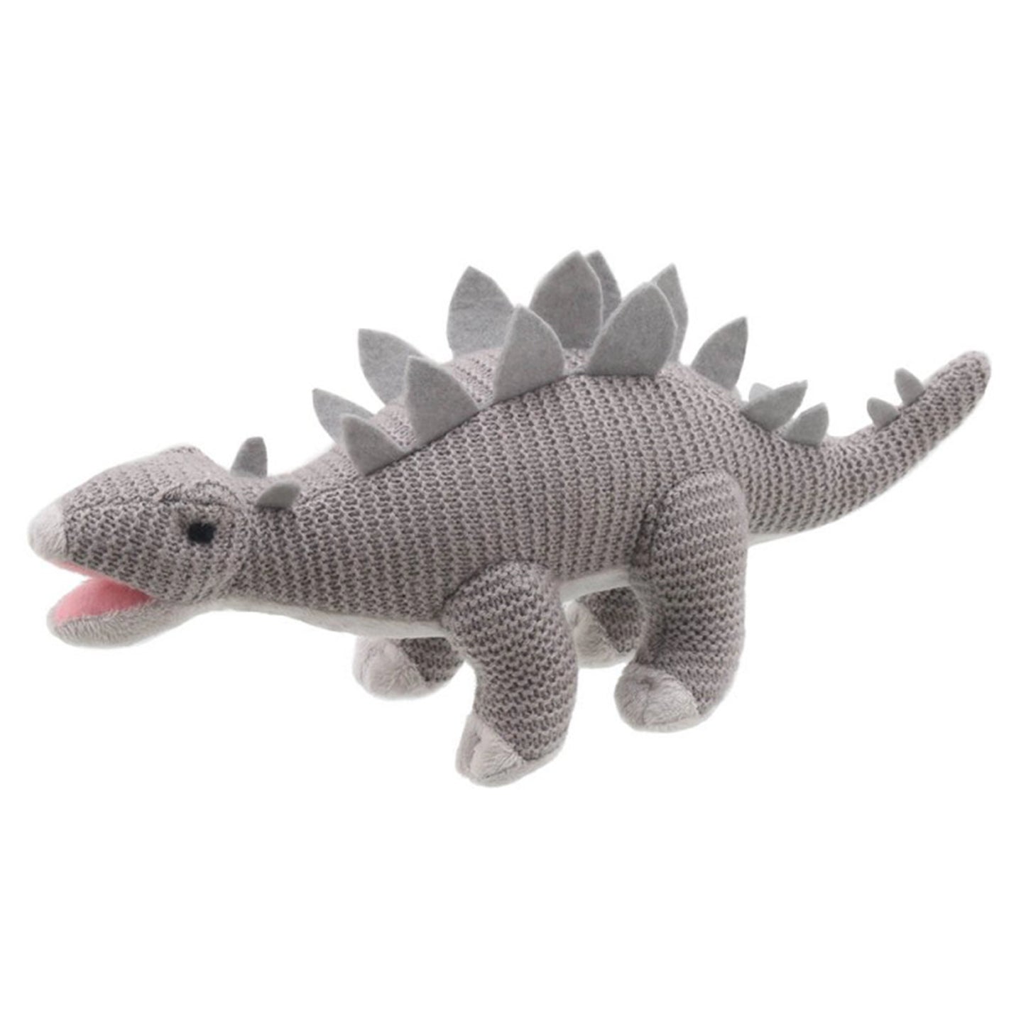 Wilberry Knitted - Stegosaurus - Wilberry Toys - The Forgotten Toy Shop