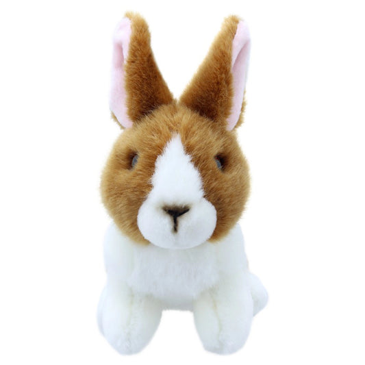 Wilberry Mini's Rabbit (Brown & White) - Wilberry Toys - The Forgotten Toy Shop