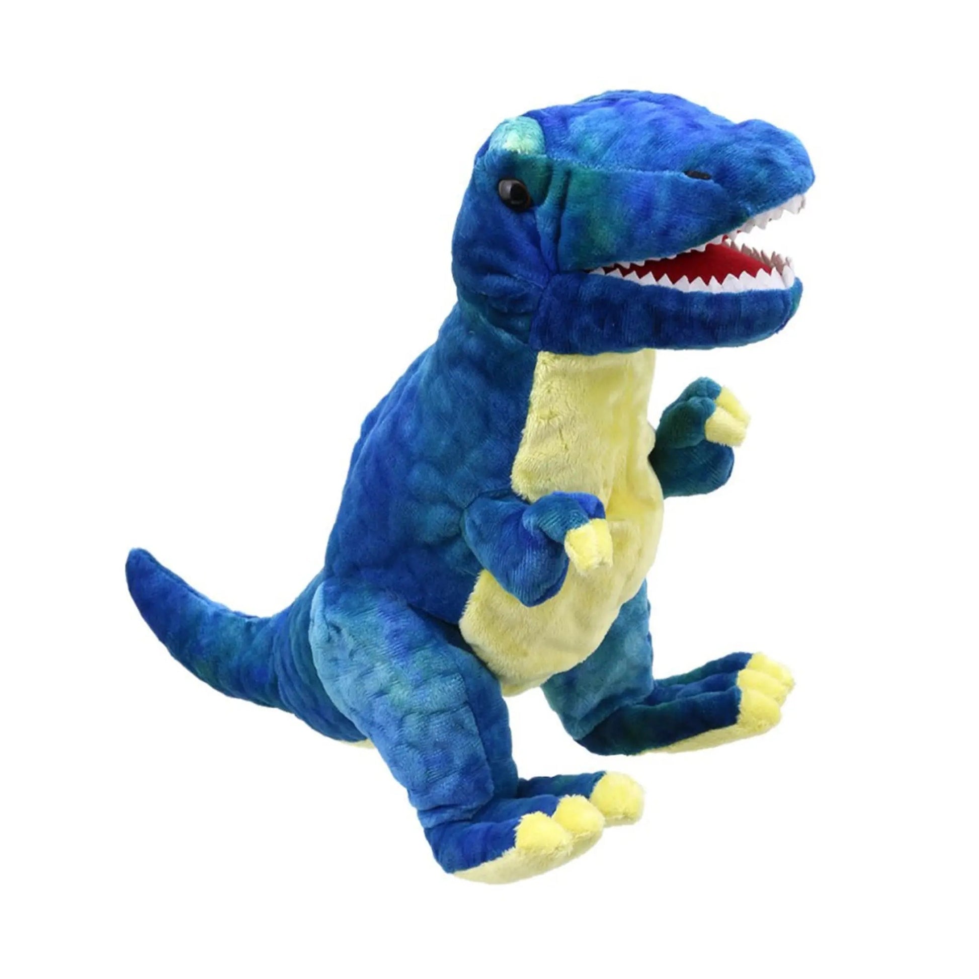 Baby Dino - T-Rex (Blue) - The Puppet Company - The Forgotten Toy Shop