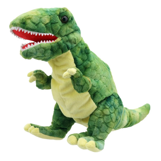 Baby Dino - T-Rex (Green) - The Puppet Company - The Forgotten Toy Shop