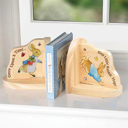 Peter Rabbit Wooden Bookends - Rainbow Designs - The Forgotten Toy Shop