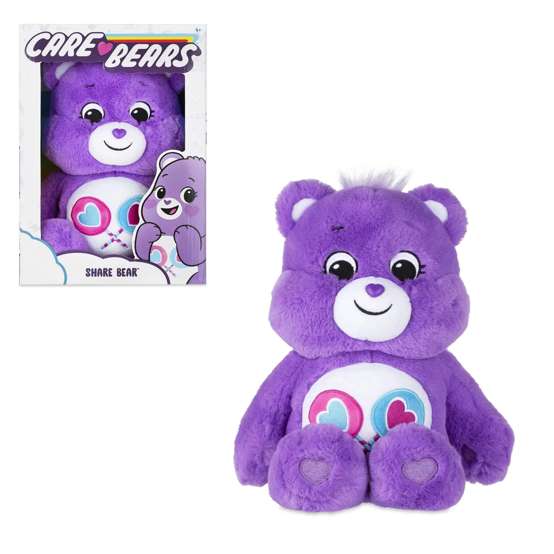 Care Bears 14" - Share Bear - ABGee - The Forgotten Toy Shop