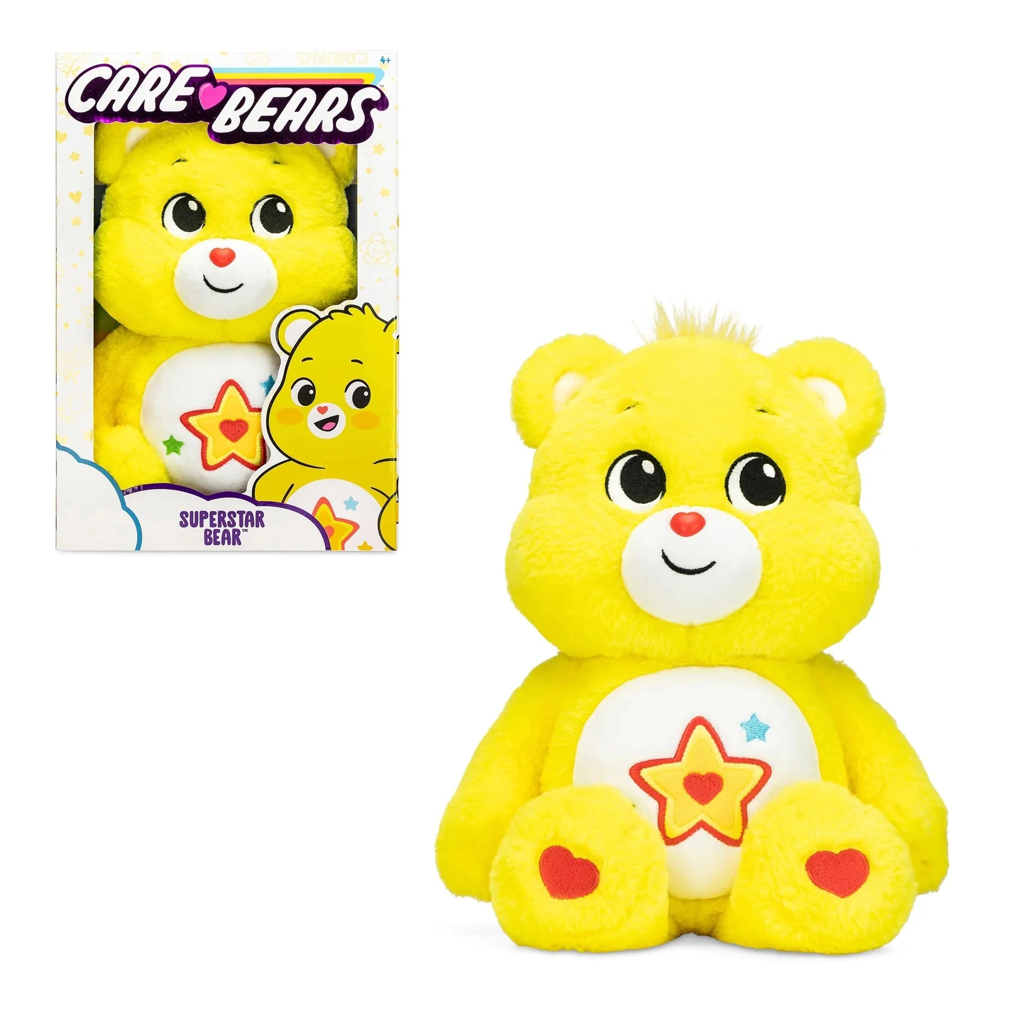 Care Bears 14" - Superstar Bear - ABGee - The Forgotten Toy Shop