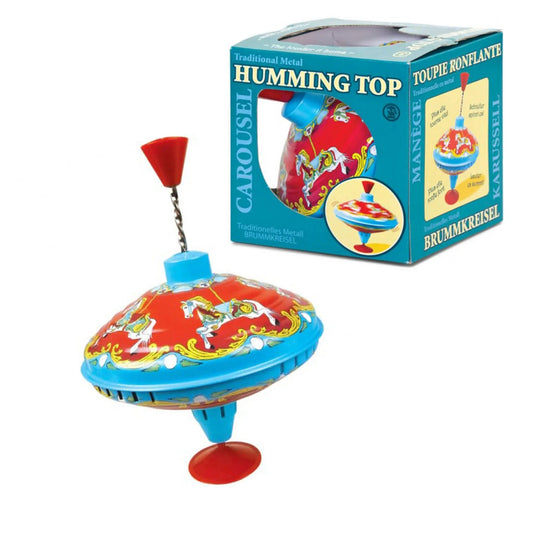 Carousel Metal Humming Top - Tobar - The Forgotten Toy Shop