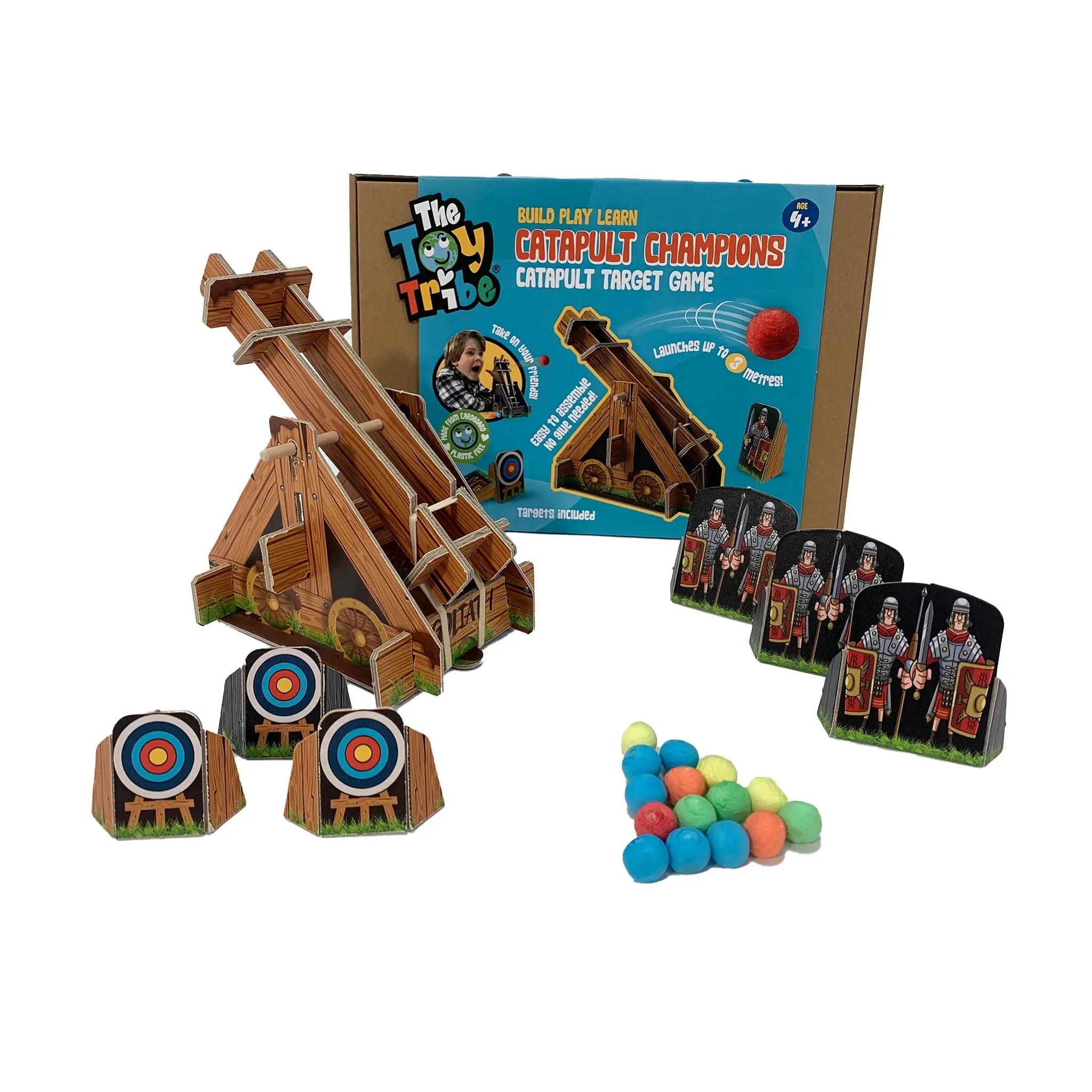 Catapult Champions: Cardboard Catapults Single Pack (Goliath) - The Toy Tribe - The Forgotten Toy Shop