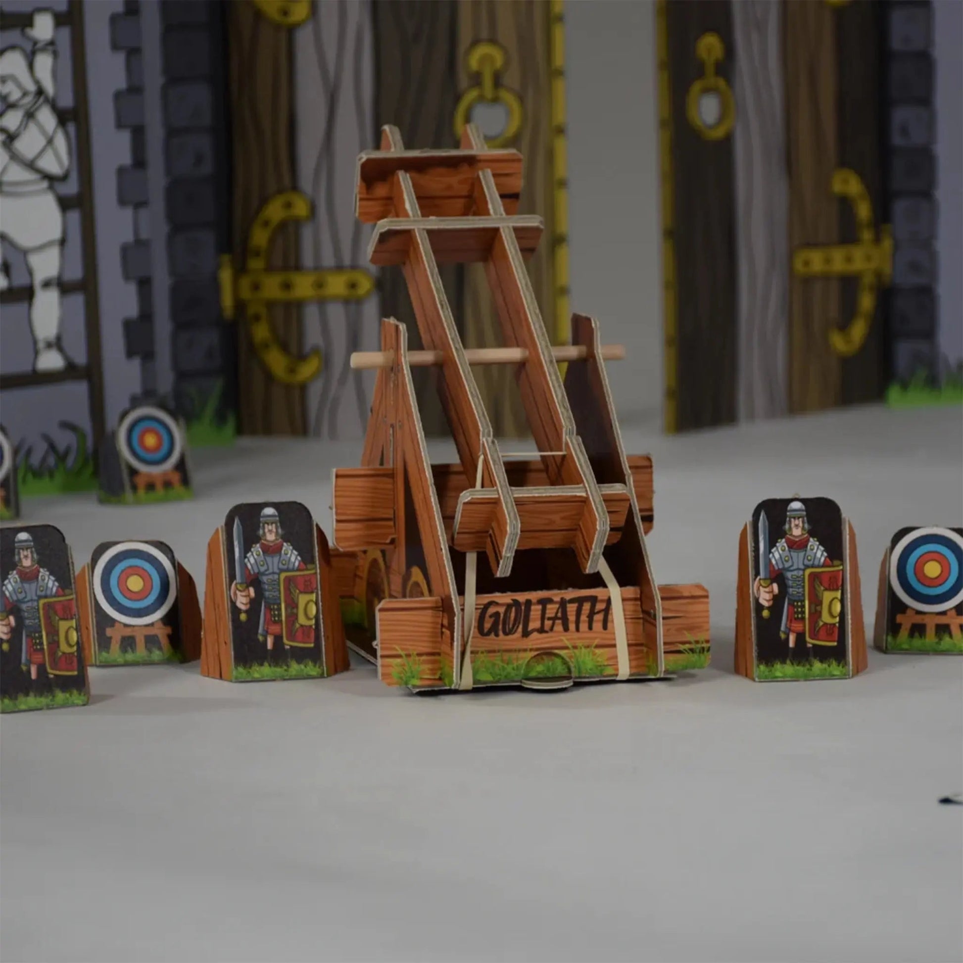 Catapult Champions: Cardboard Catapults Single Pack (Goliath) - The Toy Tribe - The Forgotten Toy Shop