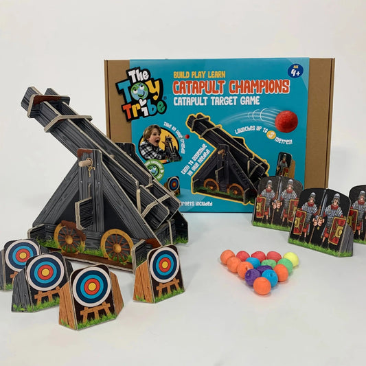 Catapult Champions: Cardboard Catapults Single Pack (Hercules) - The Toy Tribe - The Forgotten Toy Shop