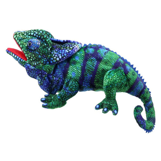 Chameleon (Blue-Green) - Large Creatures Puppet - The Puppet Company - The Forgotten Toy Shop