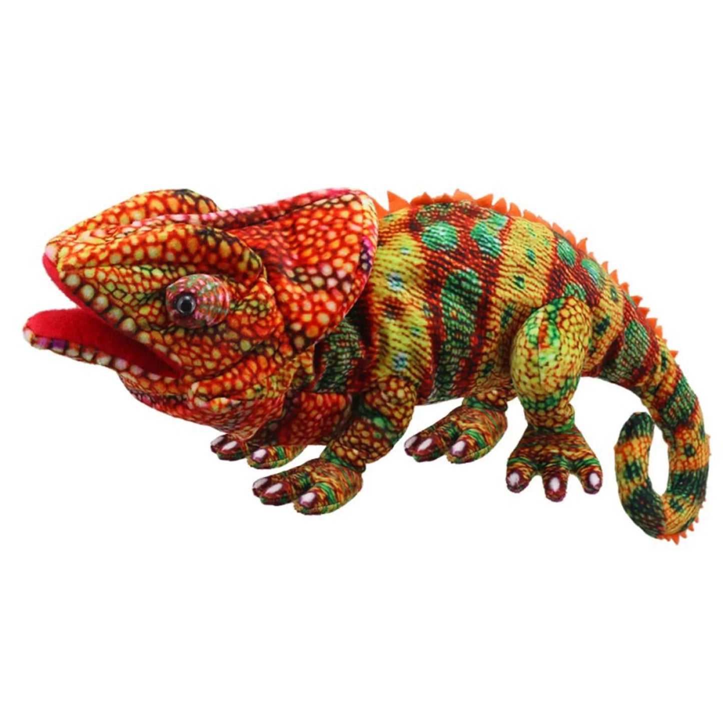 Chameleon (Orange) - Large Creatures Puppet - The Puppet Company - The Forgotten Toy Shop