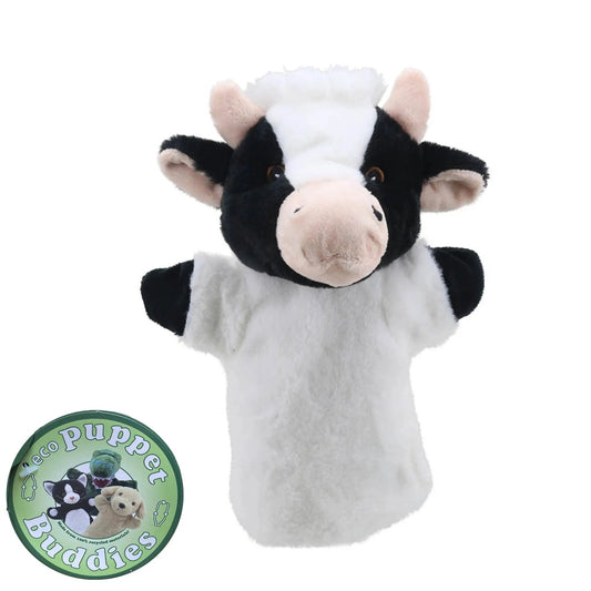 Cow Eco Puppet Buddies Hand Puppet - The Puppet Company - The Forgotten Toy Shop