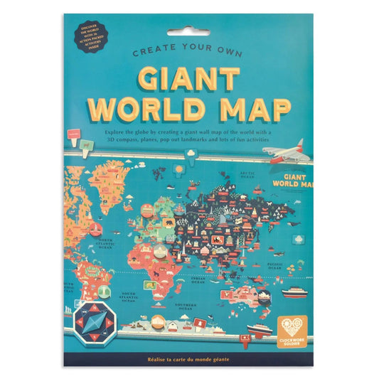 Create you own Giant World Map - Clockwork Soldier - The Forgotten Toy Shop