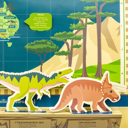 Create Your Own Dinosaur Timeline & World Map - Clockwork Soldier - The Forgotten Toy Shop