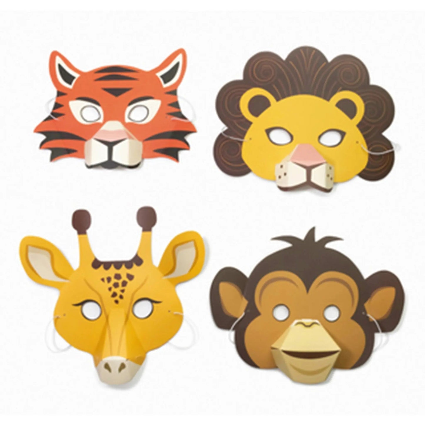 Create your own Jungle Animal Masks - Clockwork Soldier - The Forgotten Toy Shop