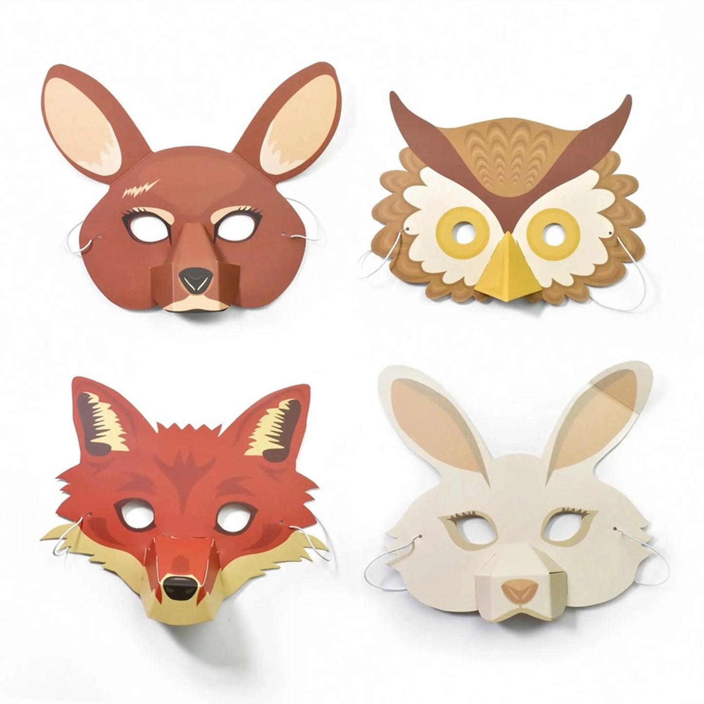 Create your own Woodland Animal Masks - Clockwork Soldier - The Forgotten Toy Shop