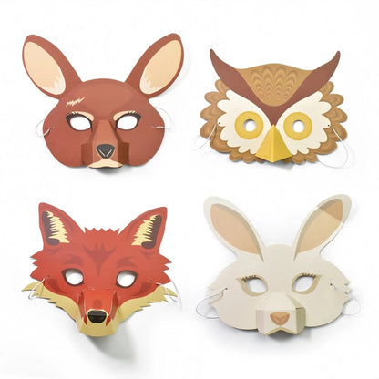 Create your own Woodland Animal Masks - Clockwork Soldier - The Forgotten Toy Shop