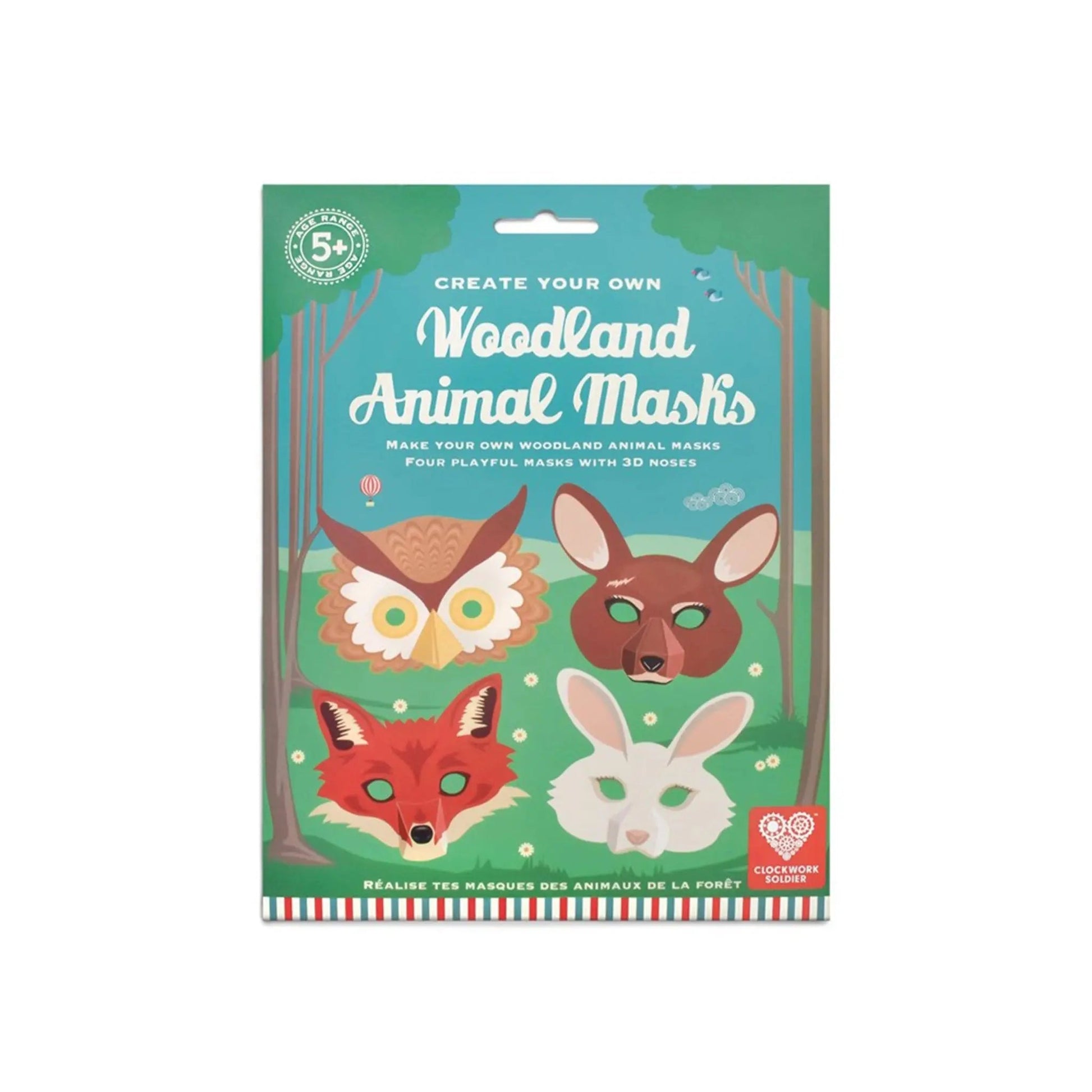 Create your own Woodland Animal Masks - Clockwork Soldier - The Forgotten Toy Shop