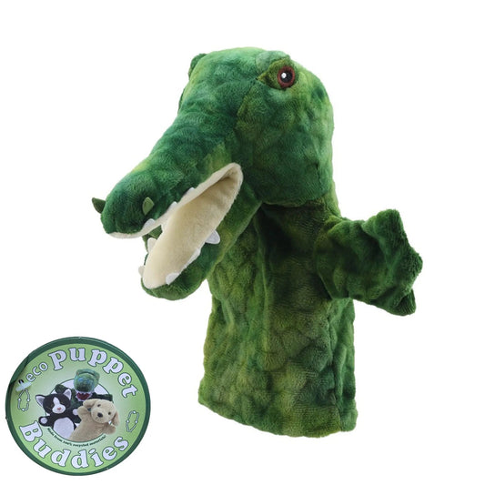 Crocodile Eco Puppet Buddies Hand Puppet - The Puppet Company - The Forgotten Toy Shop