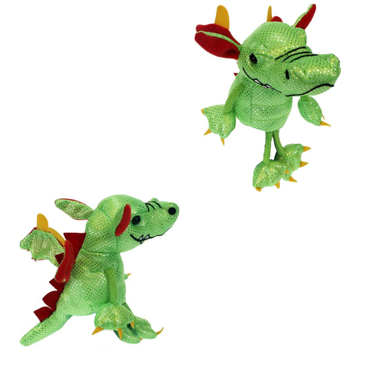 Dragon (Green) Finger Puppet - The Puppet Company - The Forgotten Toy Shop