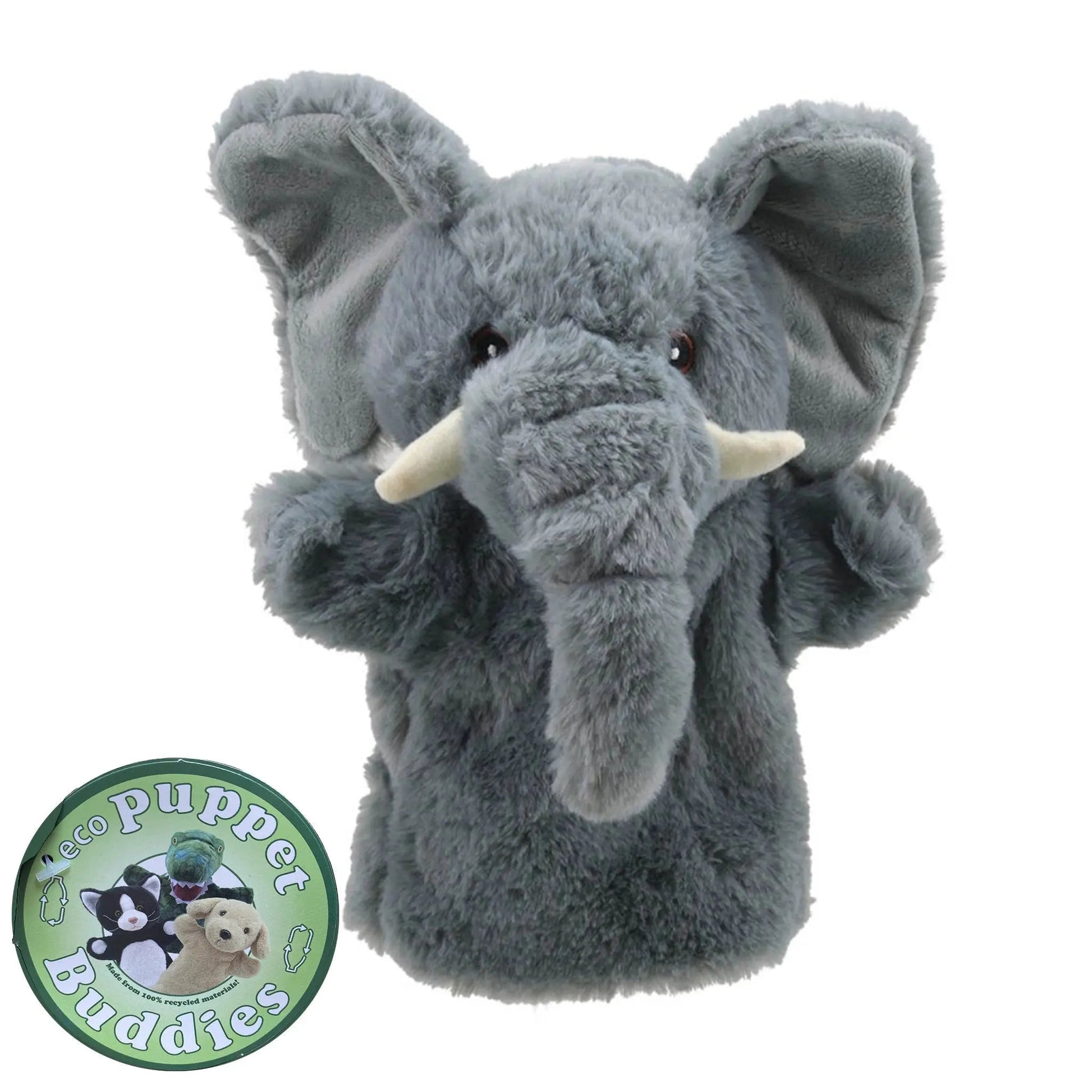 Elephant Eco Puppet Buddies Hand Puppet The Forgotten Toy Shop