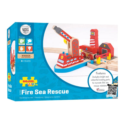 Fire Sea Rescue - Bigjigs Toys - The Forgotten Toy Shop
