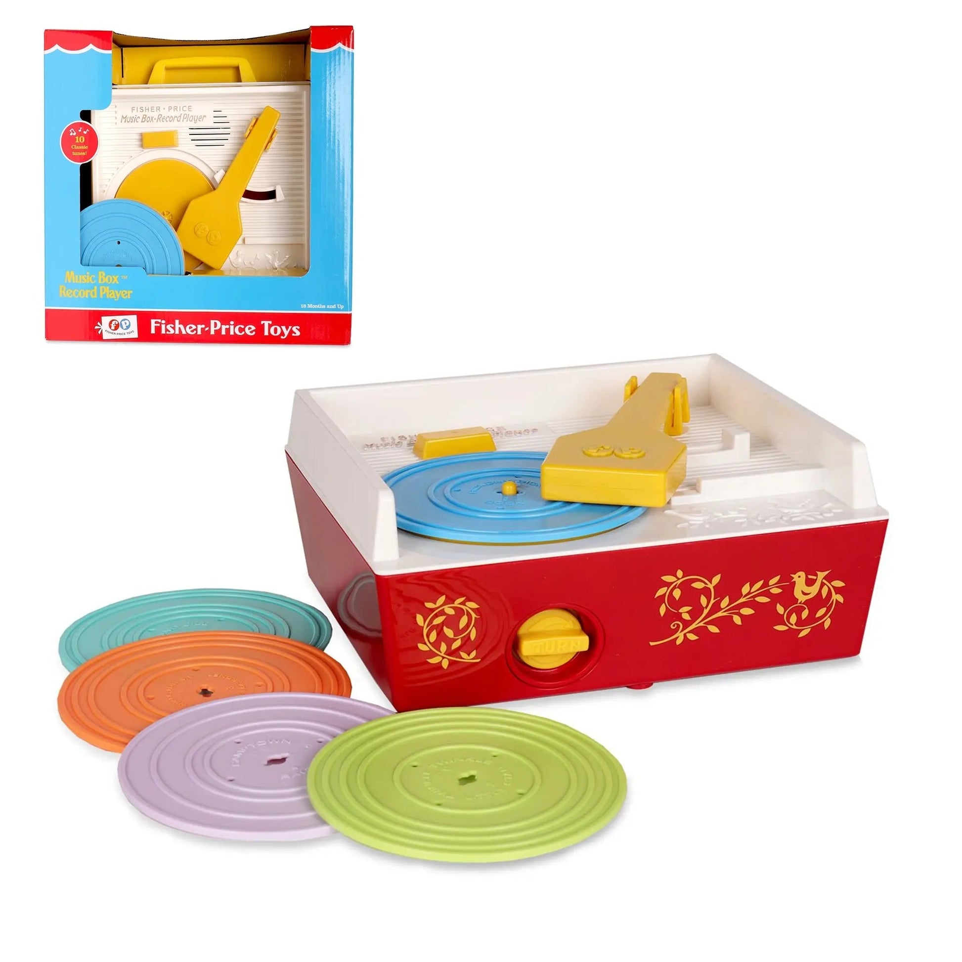 Fisher price wind outlet up music box