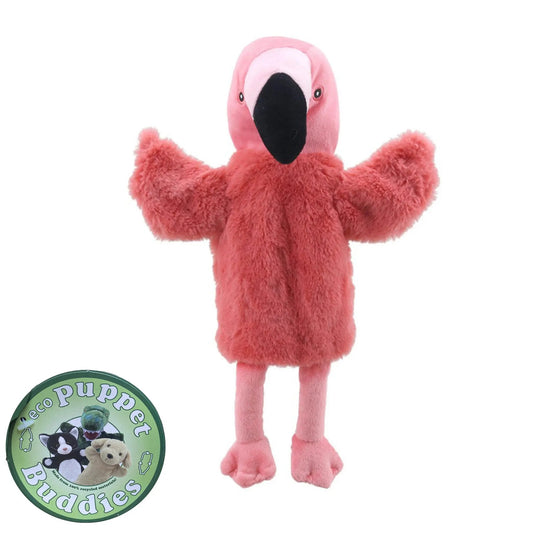 Flamingo Eco Puppet Buddies Hand Puppet - The Puppet Company - The Forgotten Toy Shop