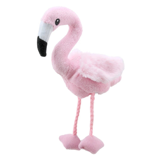 Flamingo Finger Puppet - The Puppet Company - The Forgotten Toy Shop