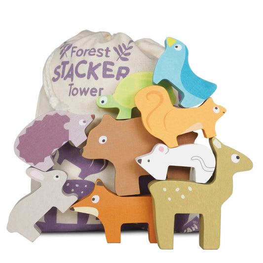Forest Wooden Toy Animal Stacking Set - Le Toy Van - The Forgotten Toy Shop