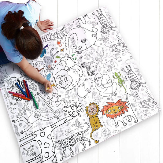 Giant Poster / Tablecloth – Animals - Eggnogg - The Forgotten Toy Shop