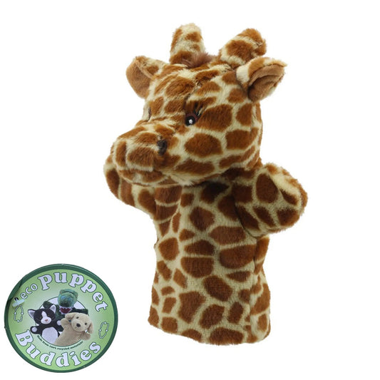Giraffe Eco Puppet Buddies Hand Puppet - The Puppet Company - The Forgotten Toy Shop